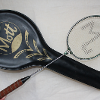 Graphite badminton racquet